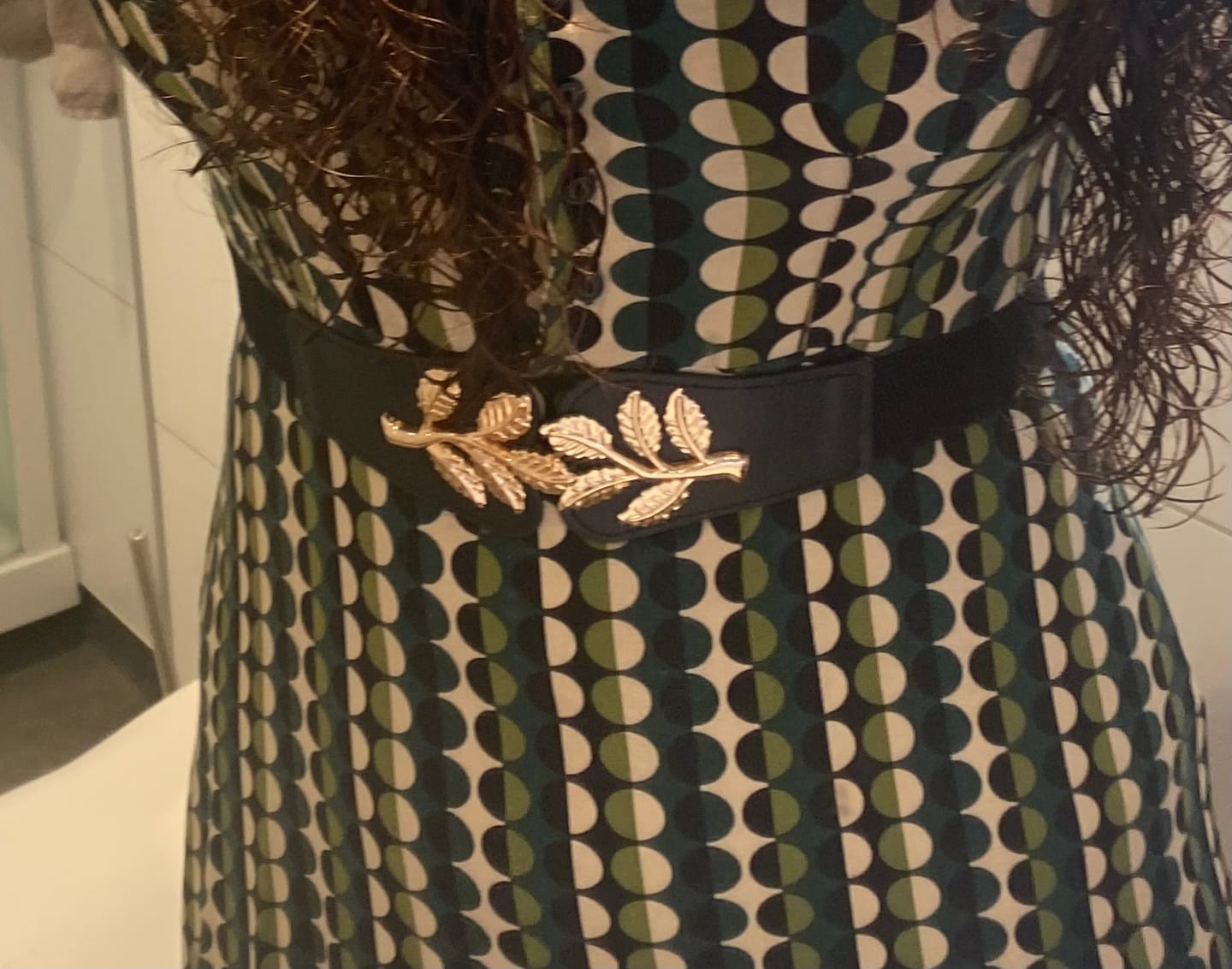 Customer photo review of Strikkbelte Leaf - svart