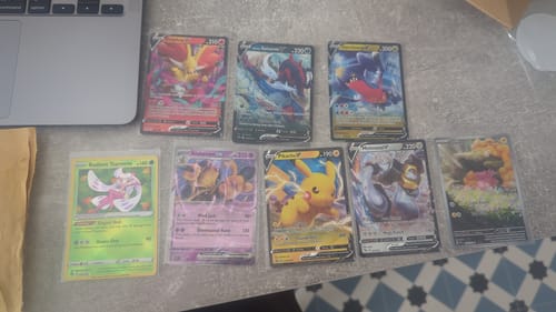 Andy K. review of Pokemon TCG - 5 random V cards and 3 mystery cards image 1 out of 1