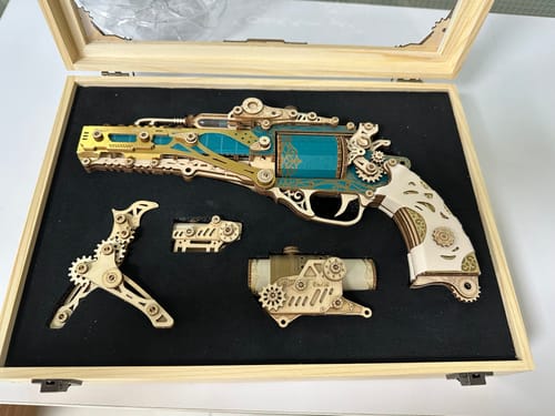 Customer photo review of Steam Revolver 3D Wooden Puzzle