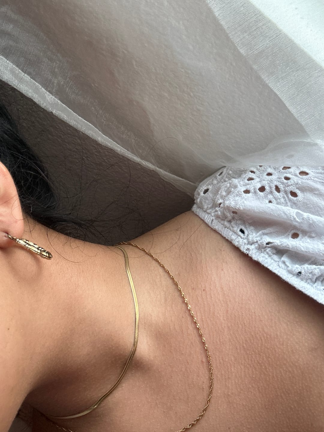 Customer photo review of Singapore Chain Necklace - 2mm