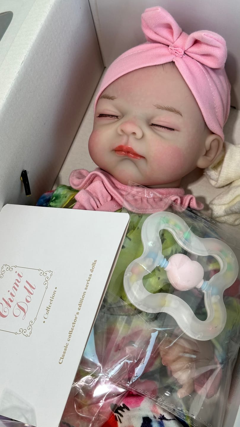 Customer photo review of Bella -Lifelike Sleeping Reborn Baby Doll (18")