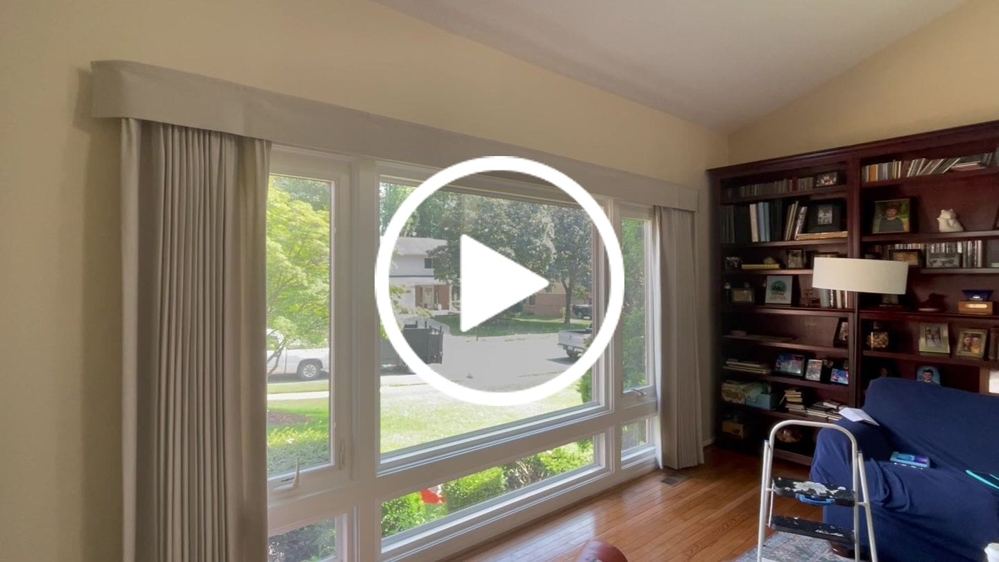 Customer video review of SmartWings Motorized Drapery 90% Blackout