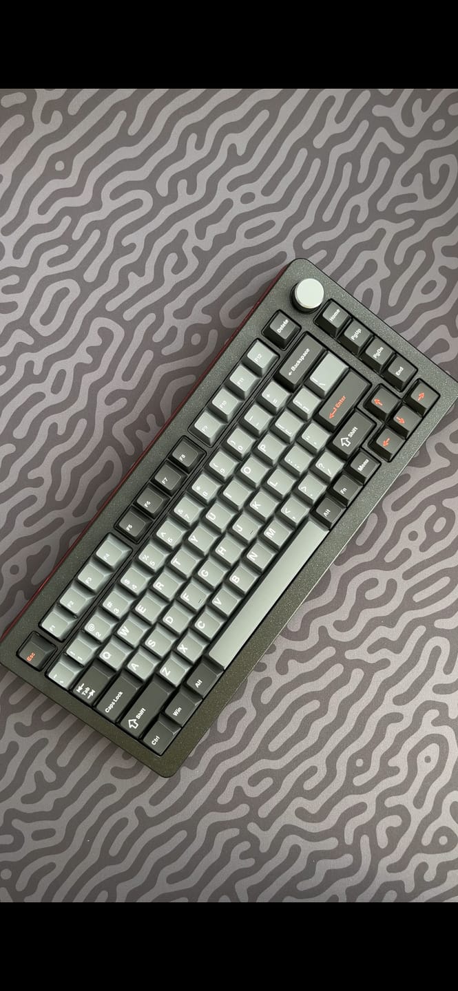 Customer photo review of DrunkDeer A75 Pro Wired Actuation Distance Adjustable Magnetic Switch Keyboard