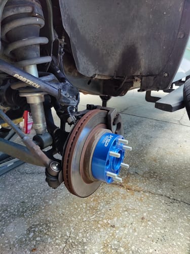Customer photo review of 2 inches Hubcentric Wheel Spacers