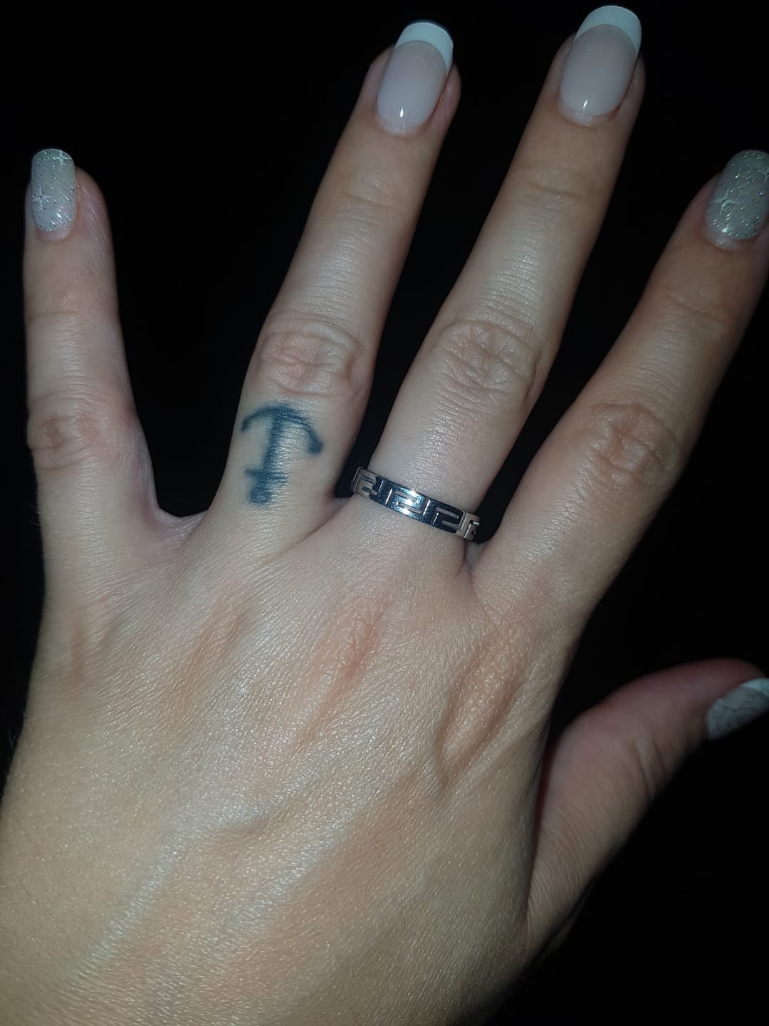 Customer photo review of Troja Ring | 18K vergoldet