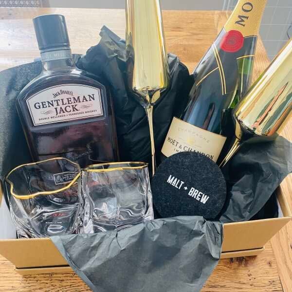 Customer photo review of M&B Gold Whisky Wave Glass Set