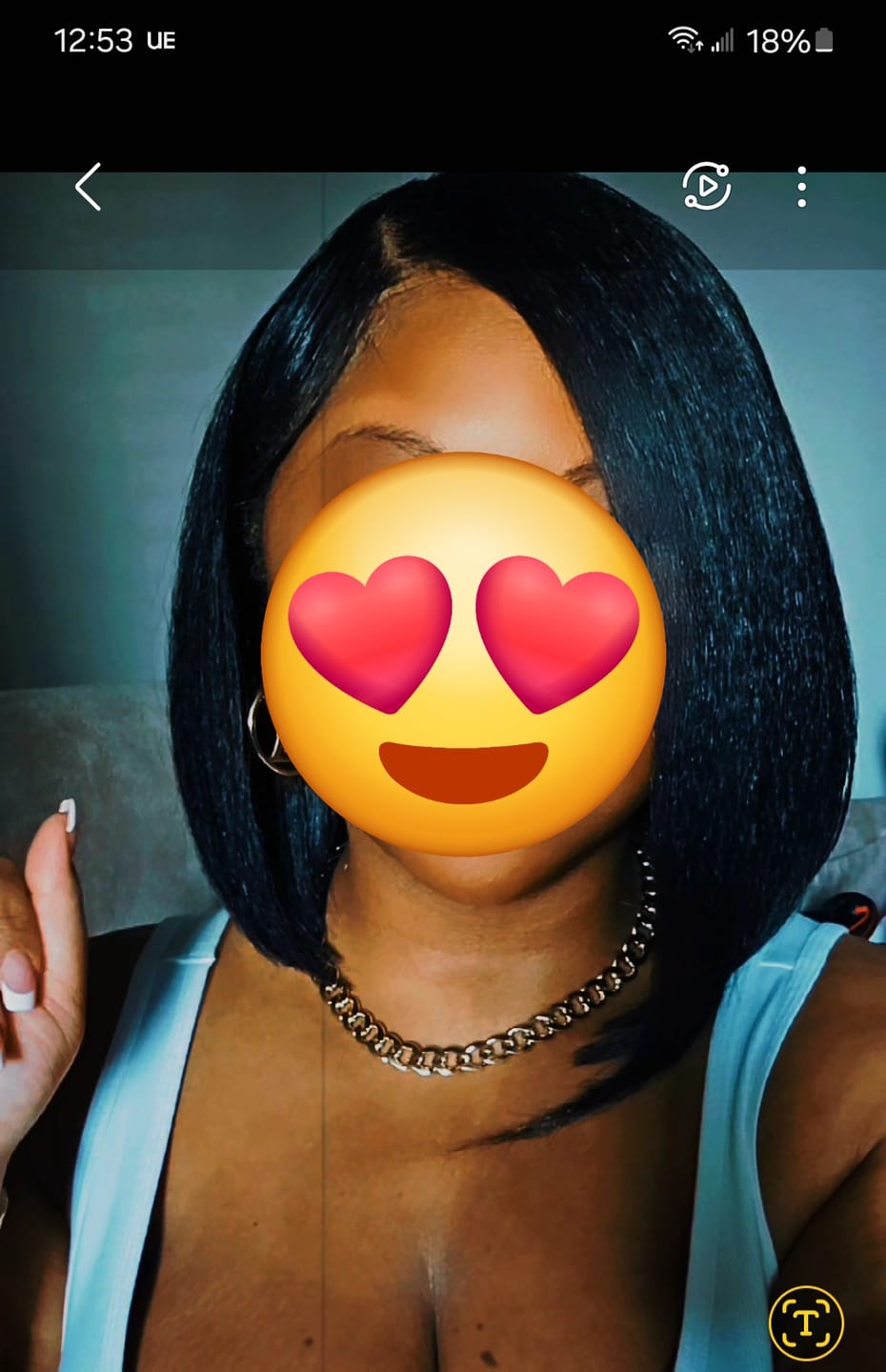 Customer photo review of Sensationnel Bare Lace Glueless Synthetic Extra Transparent Luxe 13X6 Lace Front Wig - 13X6 UNIT 3