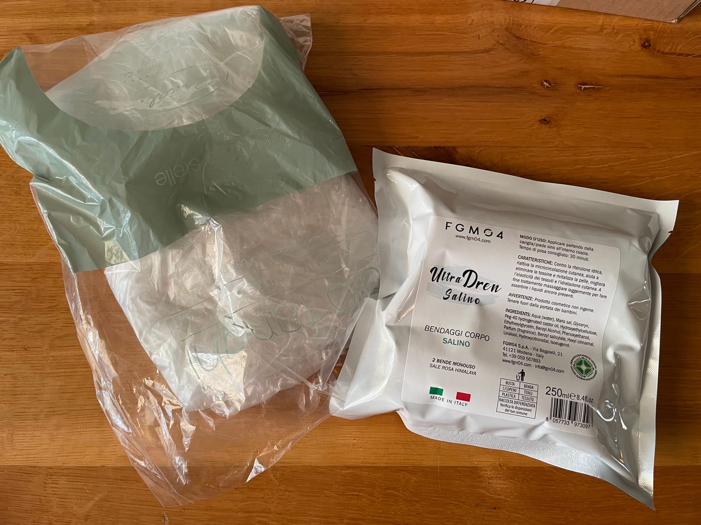 Customer photo review of Kit Anticellulite BENDAGGI
