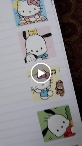 Customer video review of Sanrio Characters Washi Tape