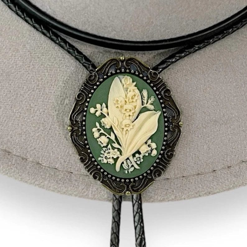 Customer photo review of Lily of the Valley Bolo Tie