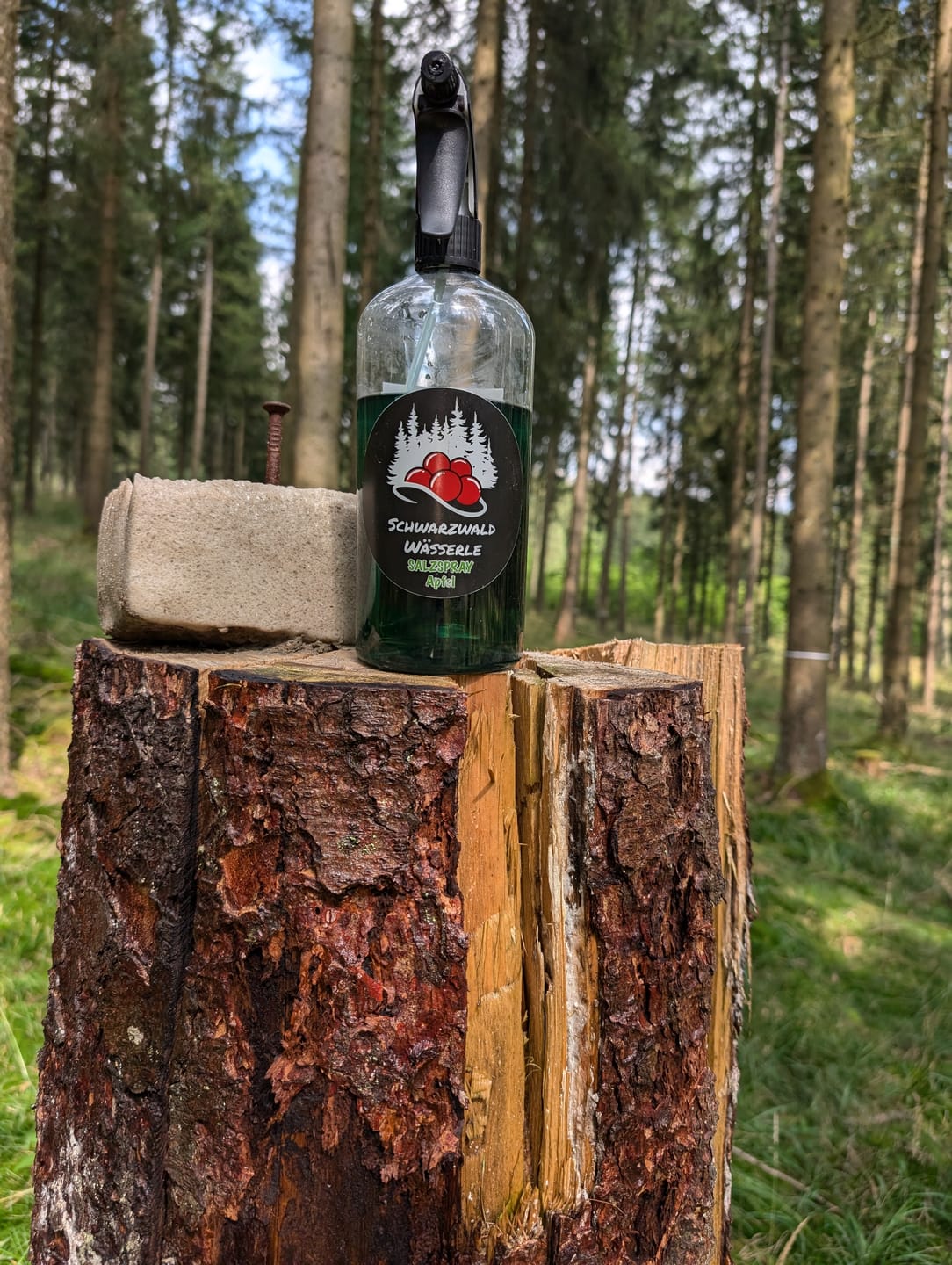 Customer photo review of Salzspray Apfel - Lockmittel Rehwild, Schwarzwild, Rotwild und Damwild