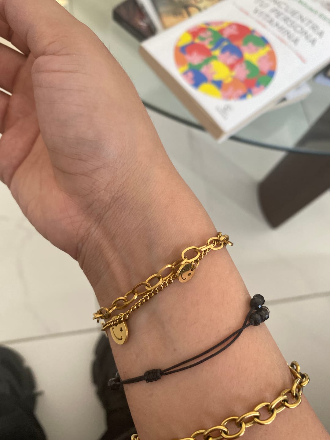 Customer photo review of Pulsera Smiley
