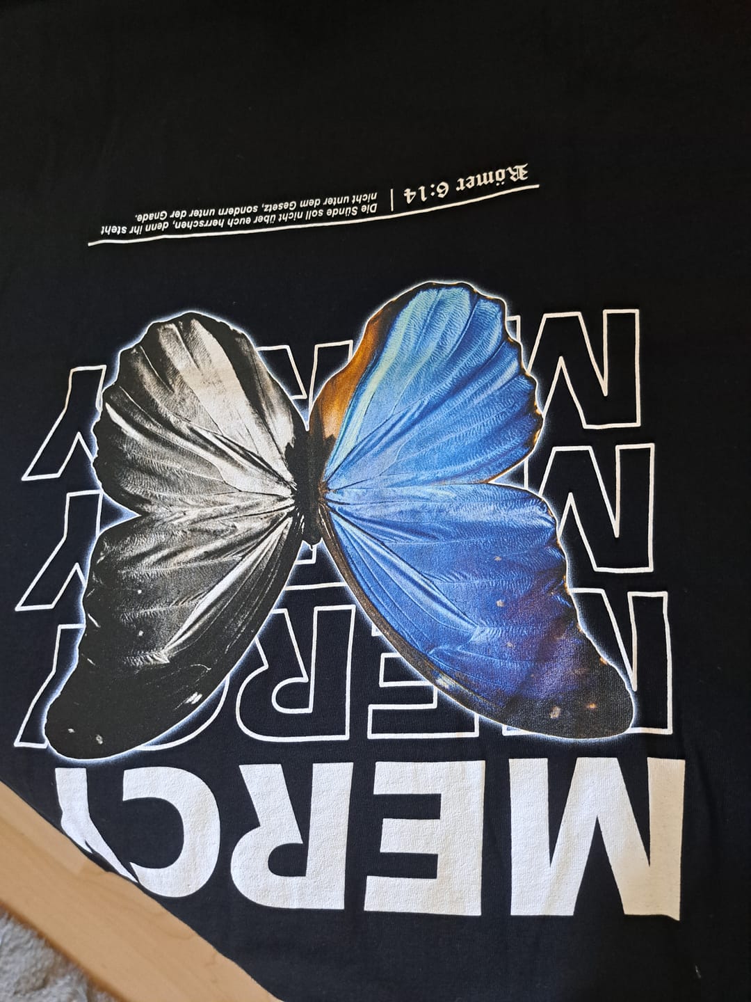 Customer photo review of T-SHIRT - MERCY