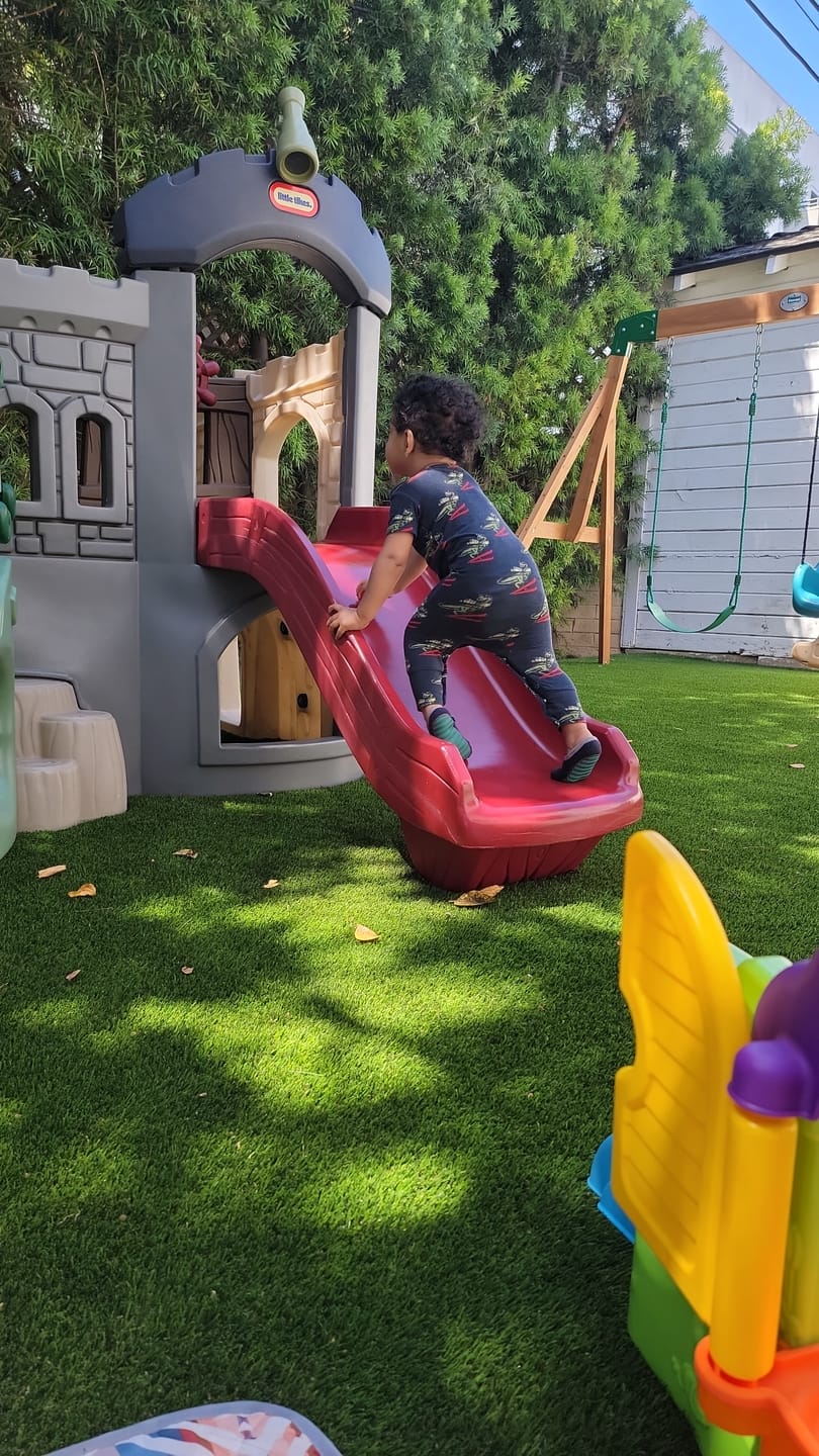 Customer photo review of Non-Slip Baby Socks | Famous Solos 4-Pack