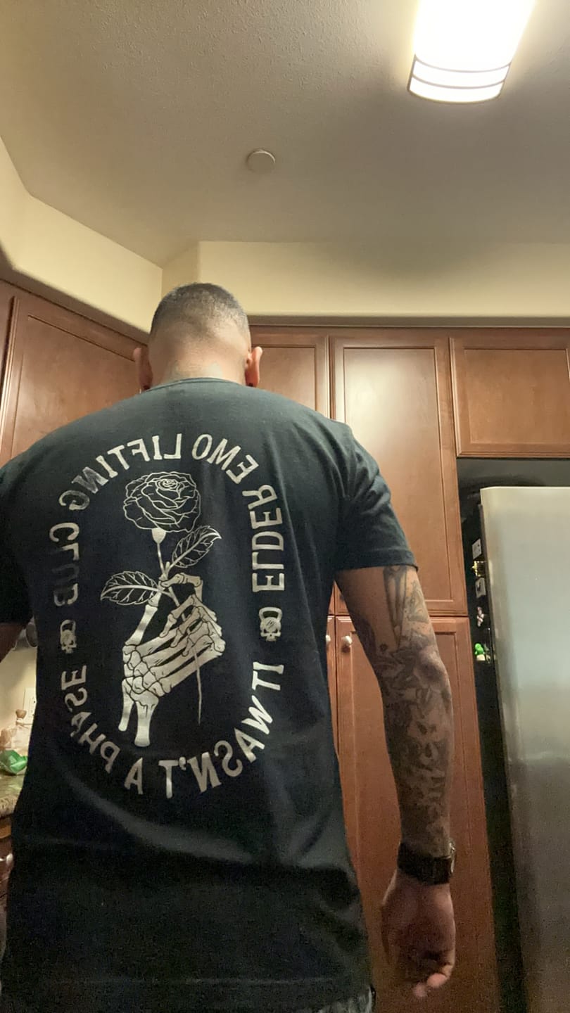 Customer photo review of It Wasn't a Phase Tee