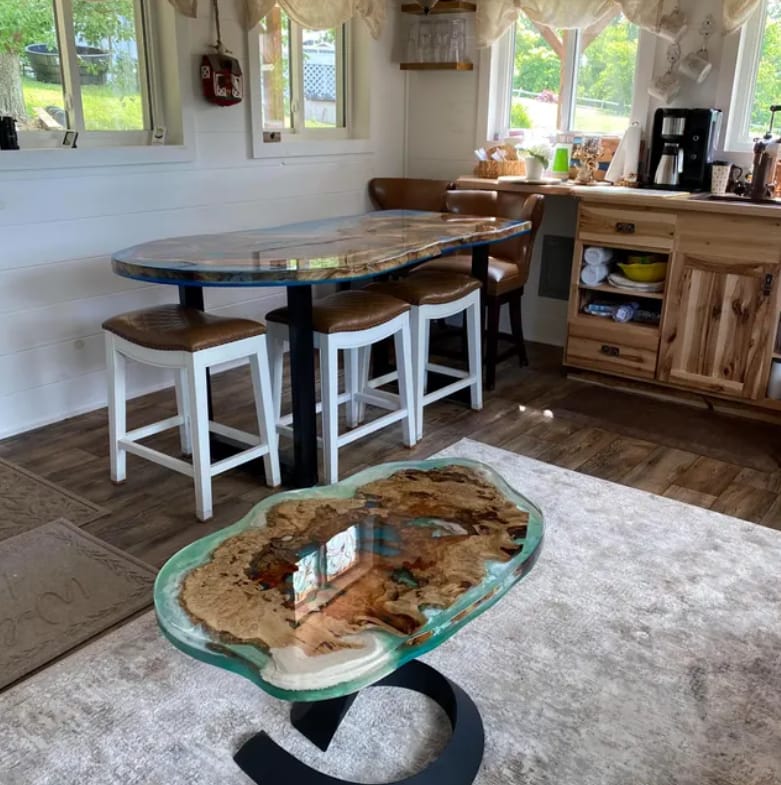 Customer photo review of Coffee Table Base 223 Python 16H Modern DIY Furniture