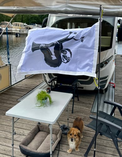 Customer photo review of Fahne inkl. Druck