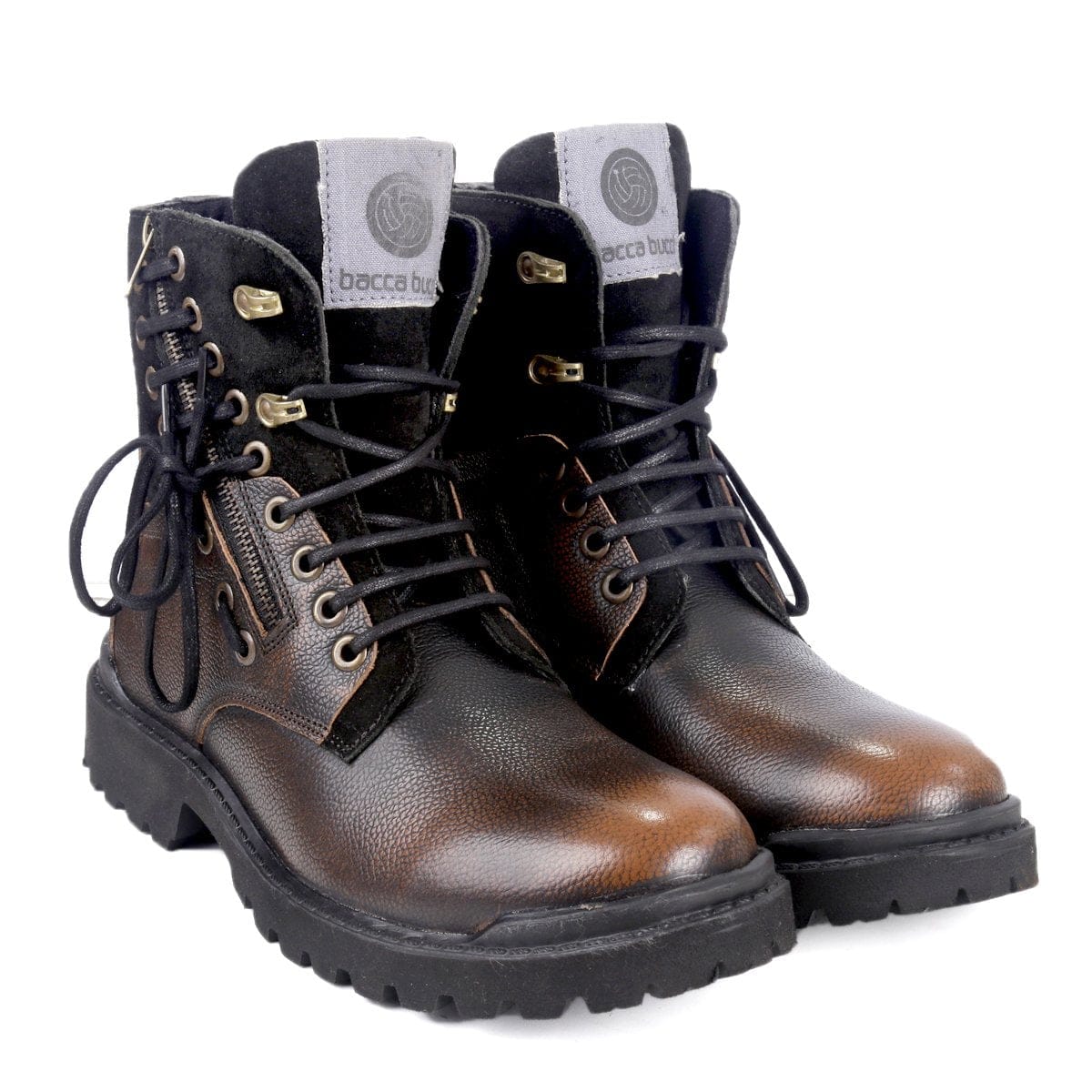 Customer photo review of Bacca Bucci Combat Boots