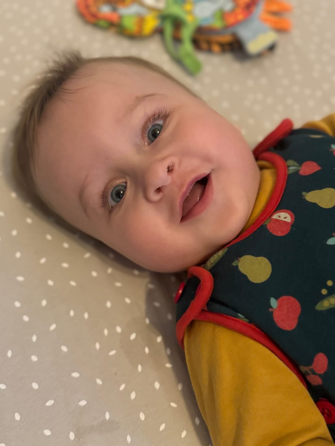 Customer photo review of Vegetable Patch Everyday Dungarees