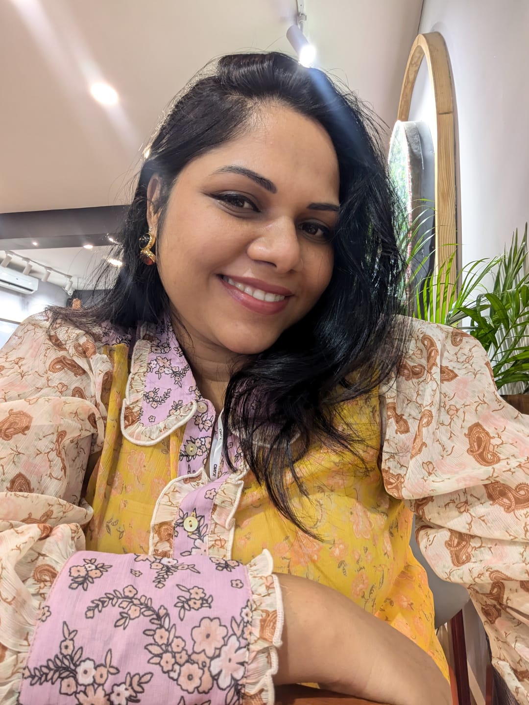 Customer photo review of The Layla Earrings