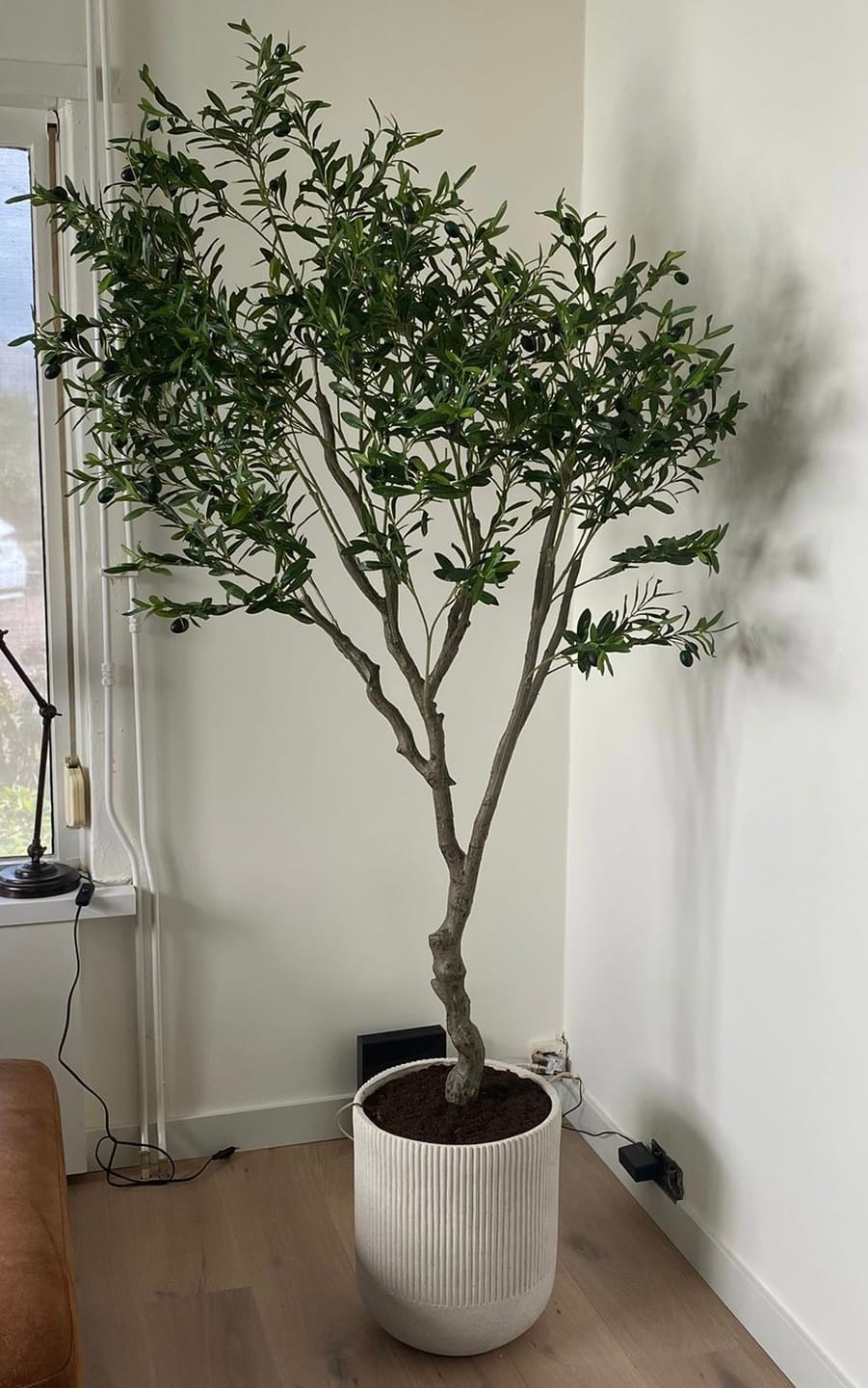 Customer photo review of Kunst Olijfboom 210cm