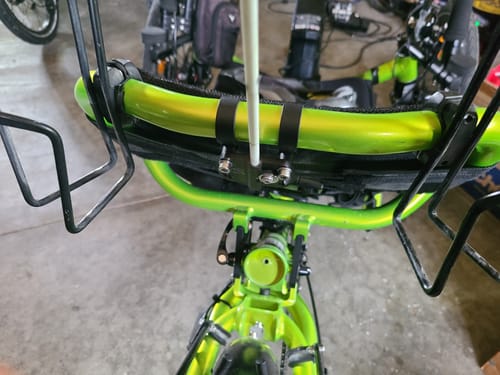 Customer photo review of T-Cycle Flag Mount