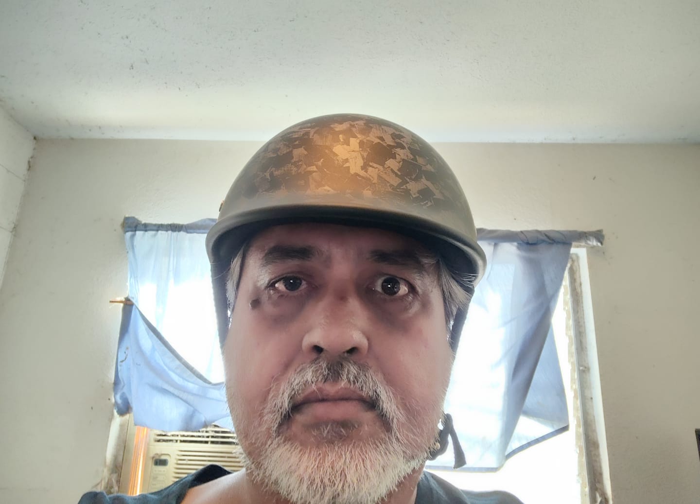 Customer photo review of Low Profile Reversible DOT Polo Helmet / Carbon Fiber