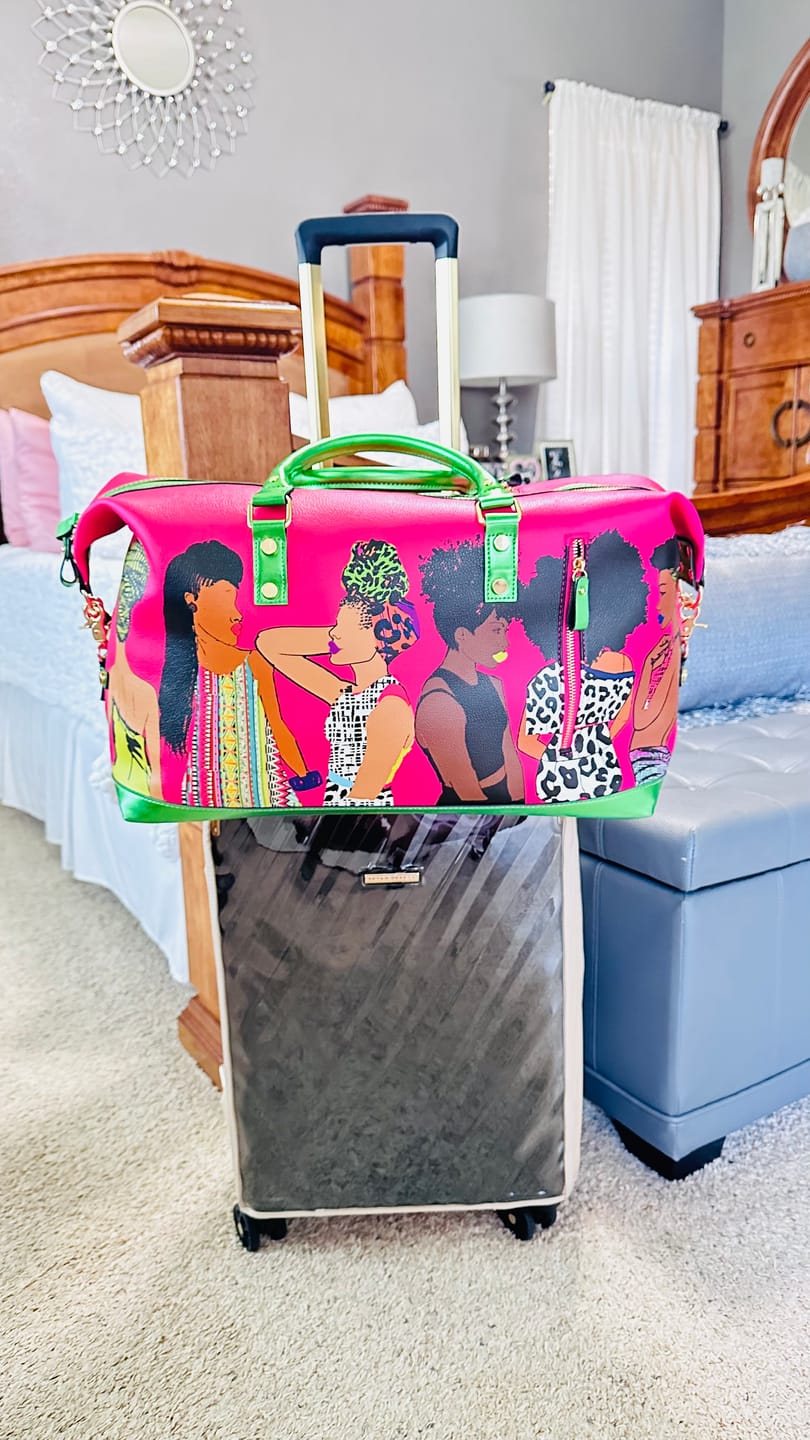 Customer photo review of Squad Travel Bag Flirty Pink