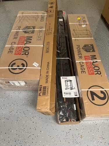 Customer photo review of Major Fitness PLM03 All-In-One Home Gym Power Rack