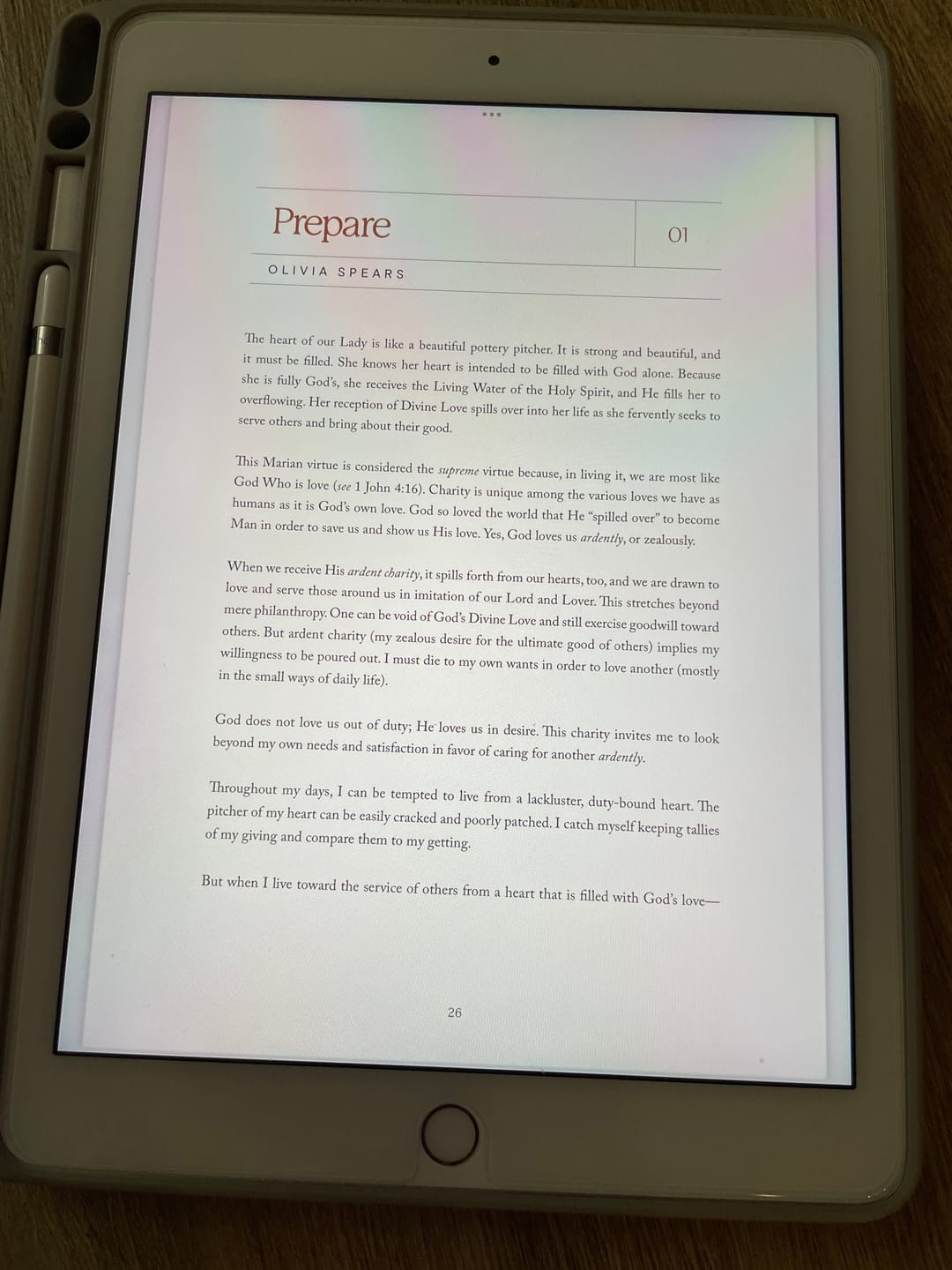 Customer photo review of Home // Blessed Conversations Catholic Study on the Virtues of Mary