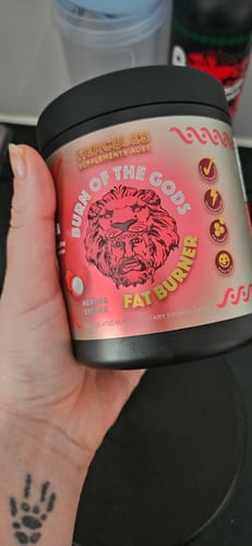 Customer photo review of Burn of the Gods - Fat Burner