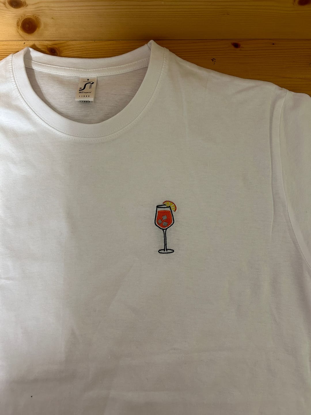 Customer photo review of Besticktes Spritz T-Shirt