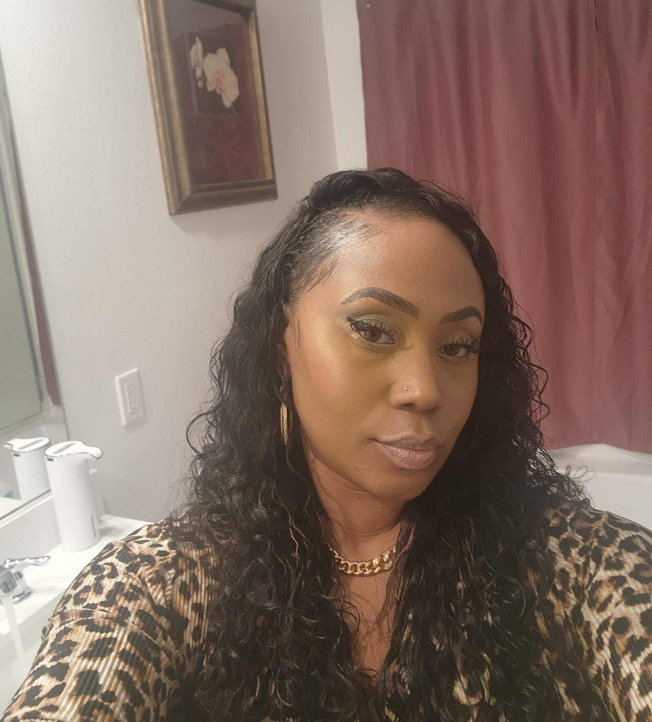 Customer photo review of Raw Indian Loose Curly Hair