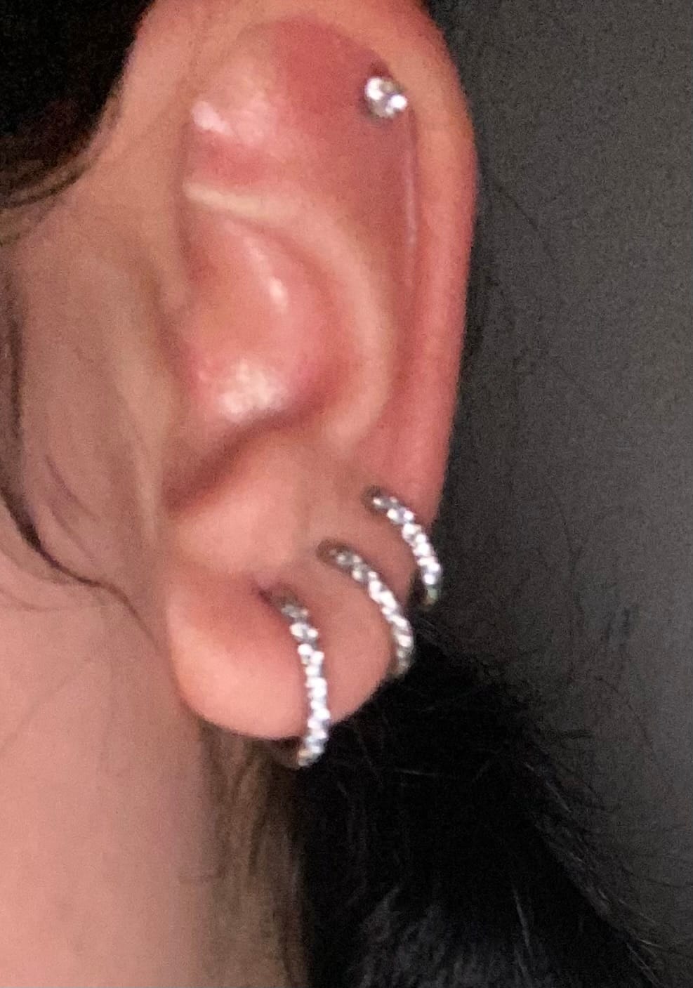 Customer photo review of Klara Set Ohrringe | 18K vergoldet