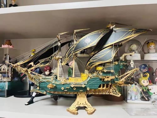Customer photo review of Future Pirate Ship 3D Wooden Puzzle
