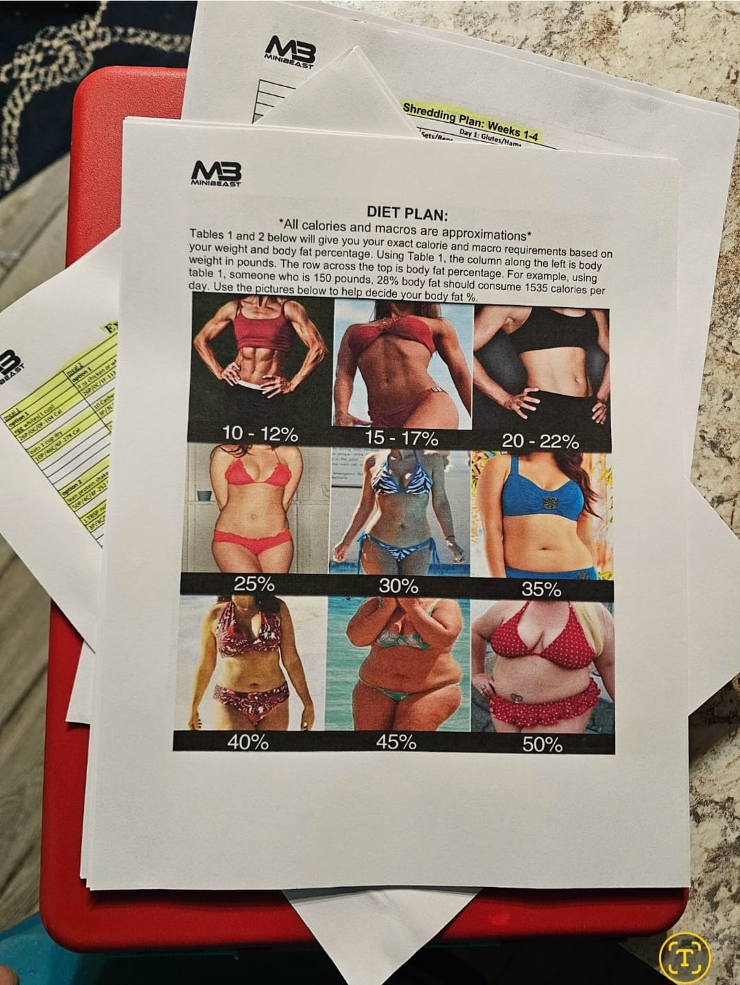 Customer photo review of 8 Week Shredding Program - Gym