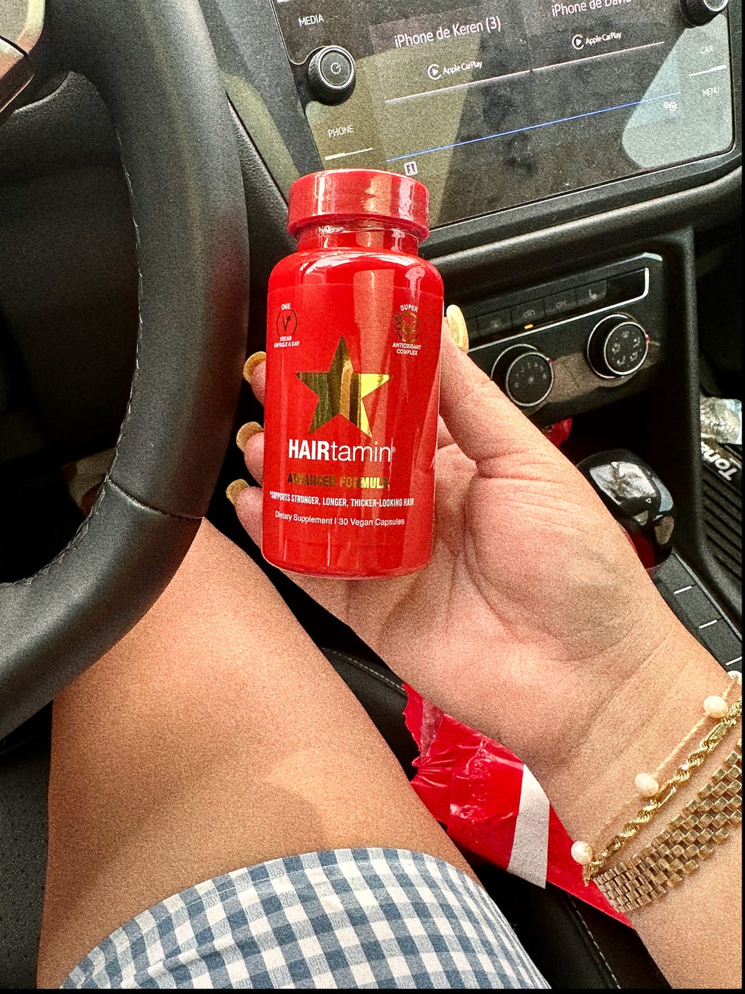Customer photo review of HAIRtamin Fórmula Avanzada