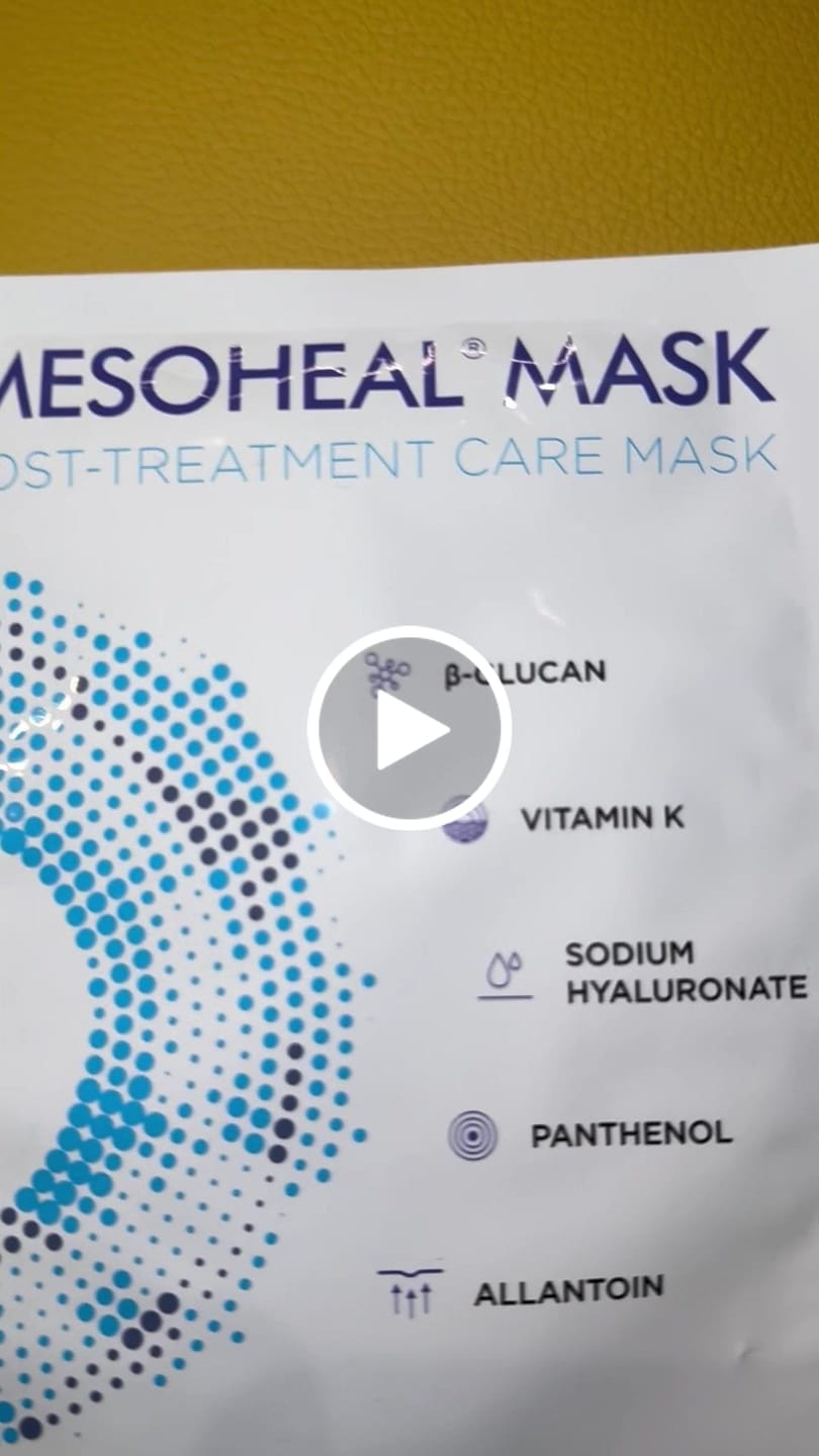 Customer video review of Mesoheal Post-Treatment Mask