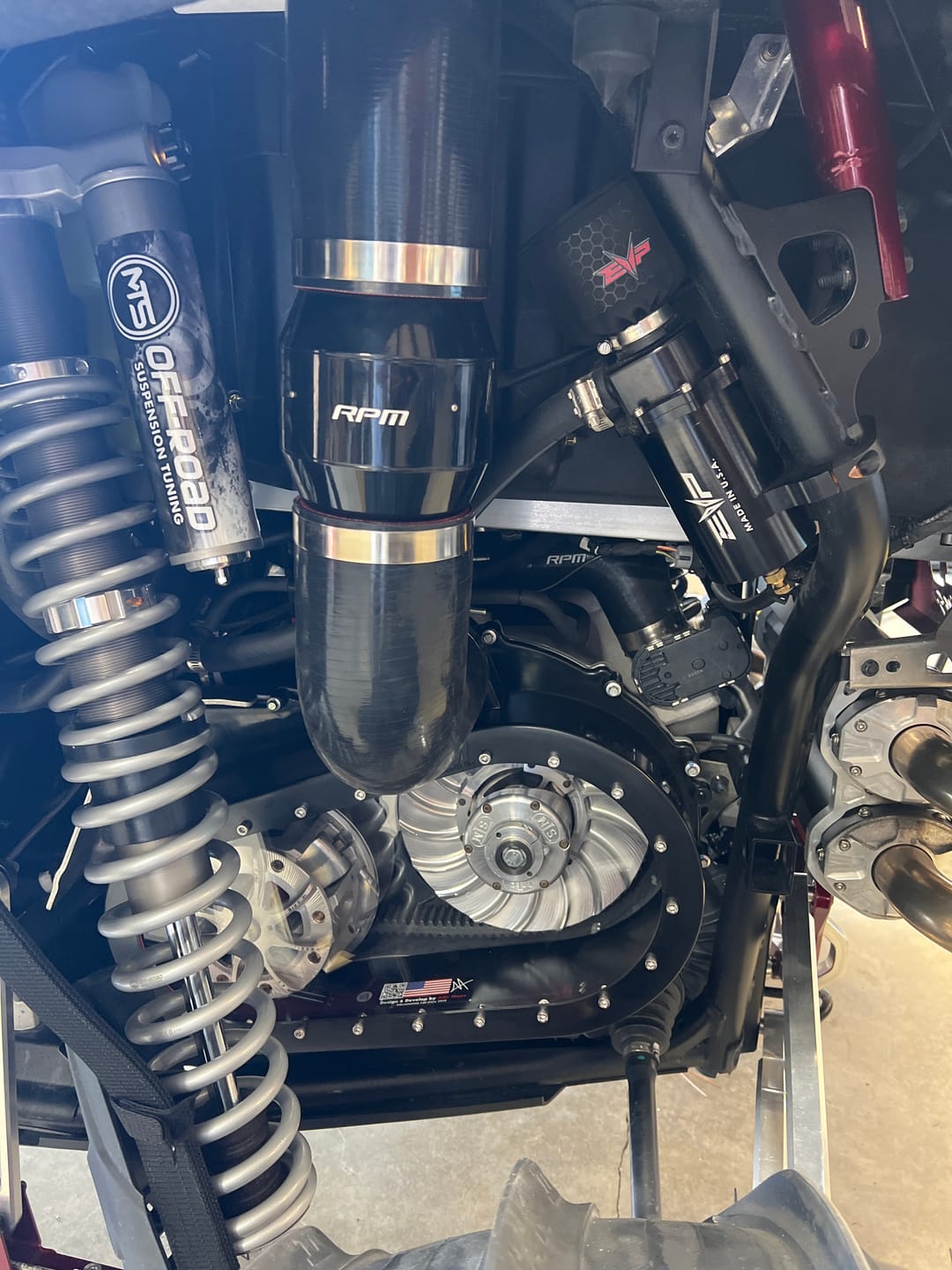 Customer photo review of RPM RZR Pro XP & Turbo R "ECF" Electric Clutch Blower Fan Kit - Lower Clutch / Belt Temperature