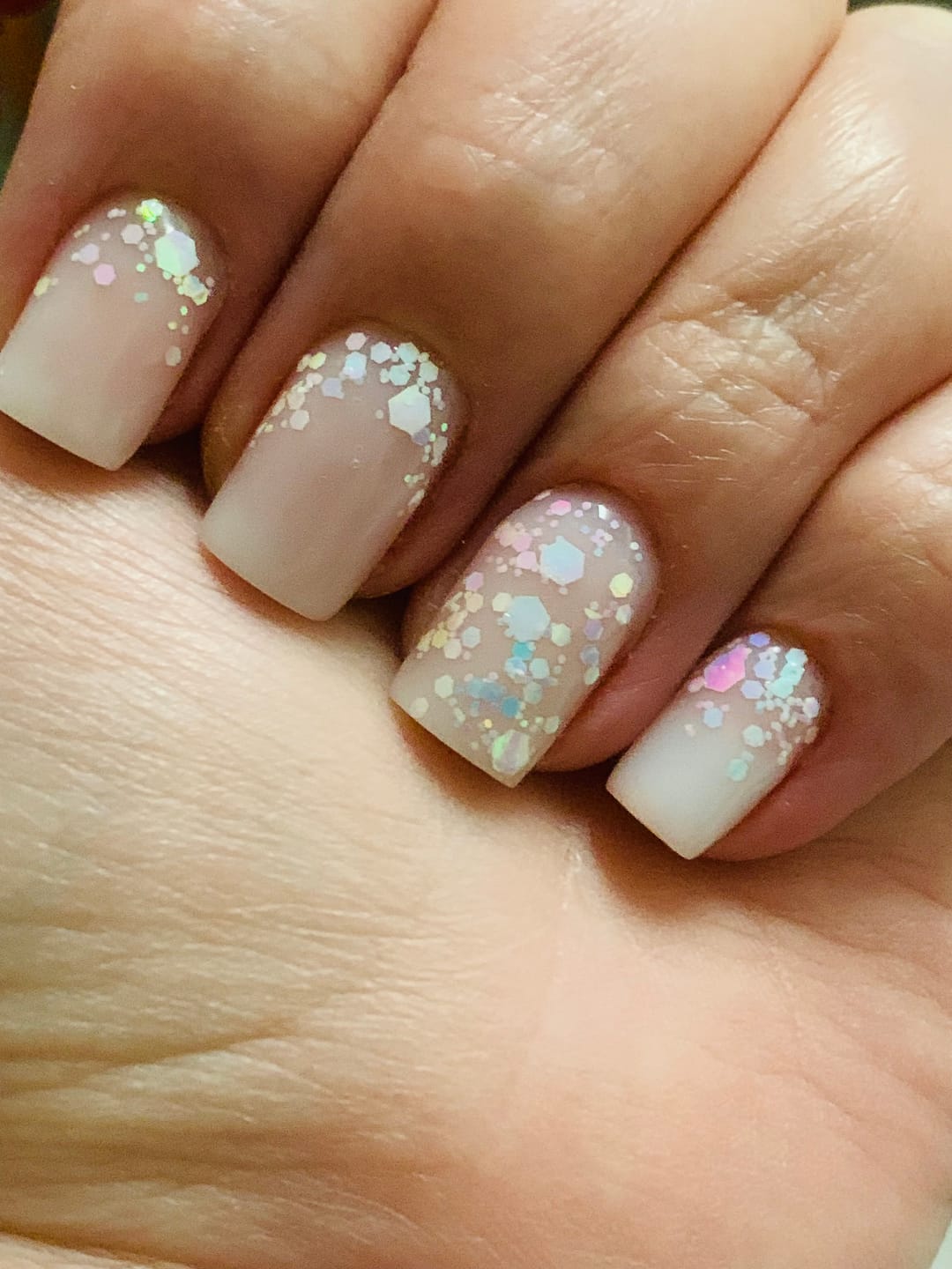 Customer photo review of Semilac Builder Gel Cover Pink Milk 15g
