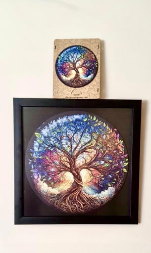 Customer photo review of Hayat Ağacı - Ahşap Puzzle