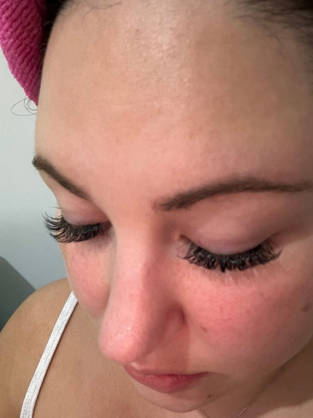 Customer photo review of Infinaluxe Gentle Lash Removal Serum (NEW)