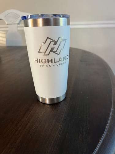 Customer photo review of Bundle (6) Custom Laser Engraved - 20oz Tumblers