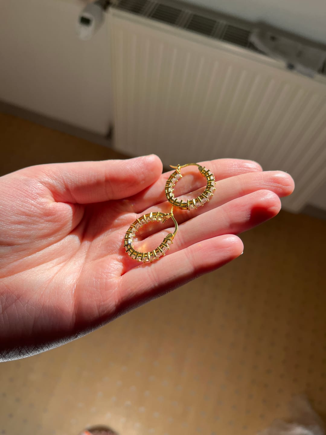 Customer photo review of Cristallo Ohrringe | 18K vergoldet