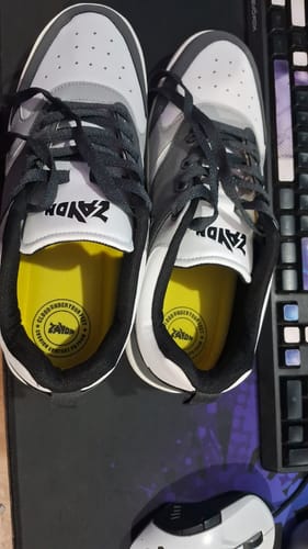 Customer photo review of LOUIS Charcoal Grey Men's casual sneaker