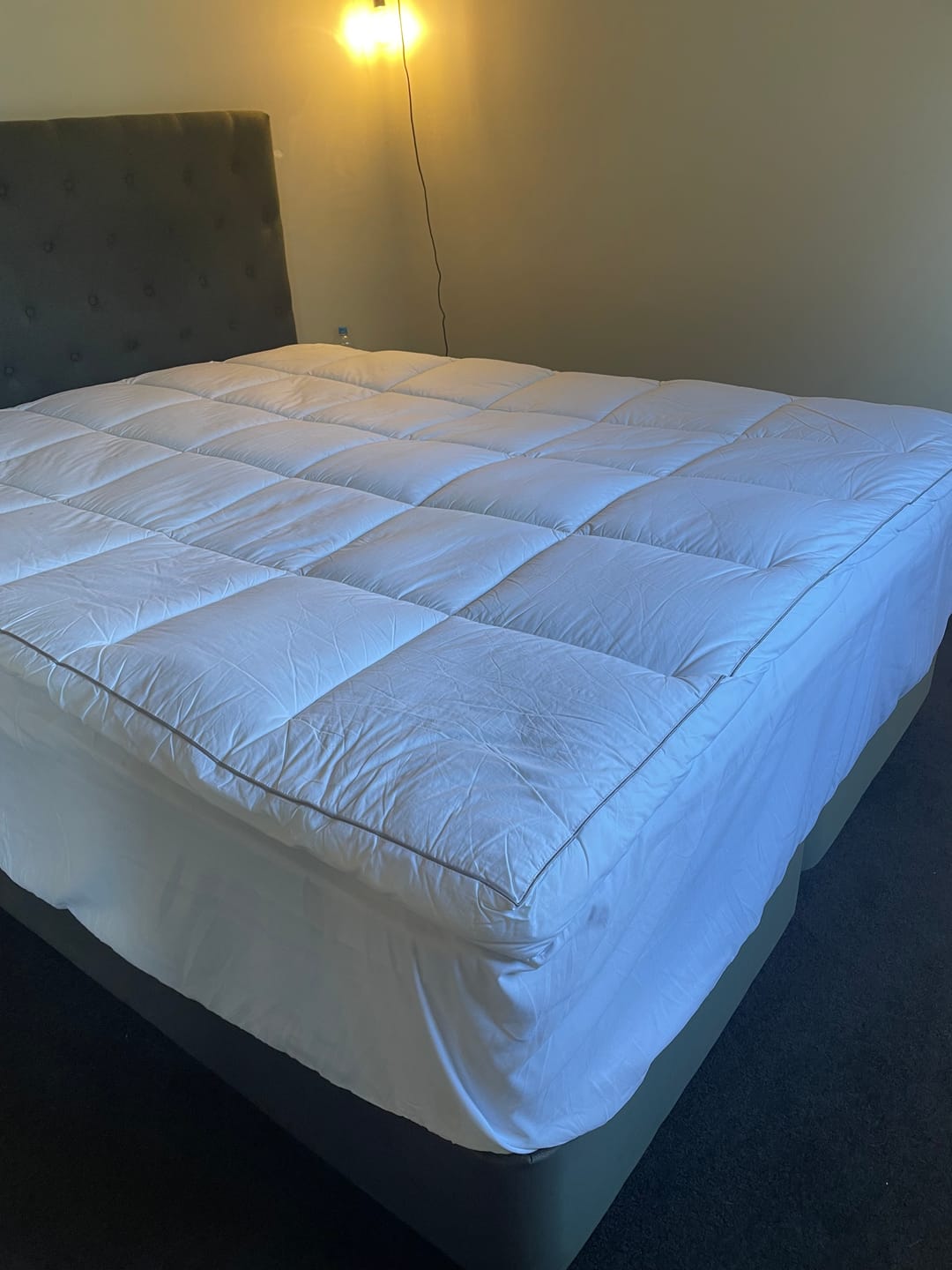 Customer photo review of Muscle Mat Luxury Mattress Topper