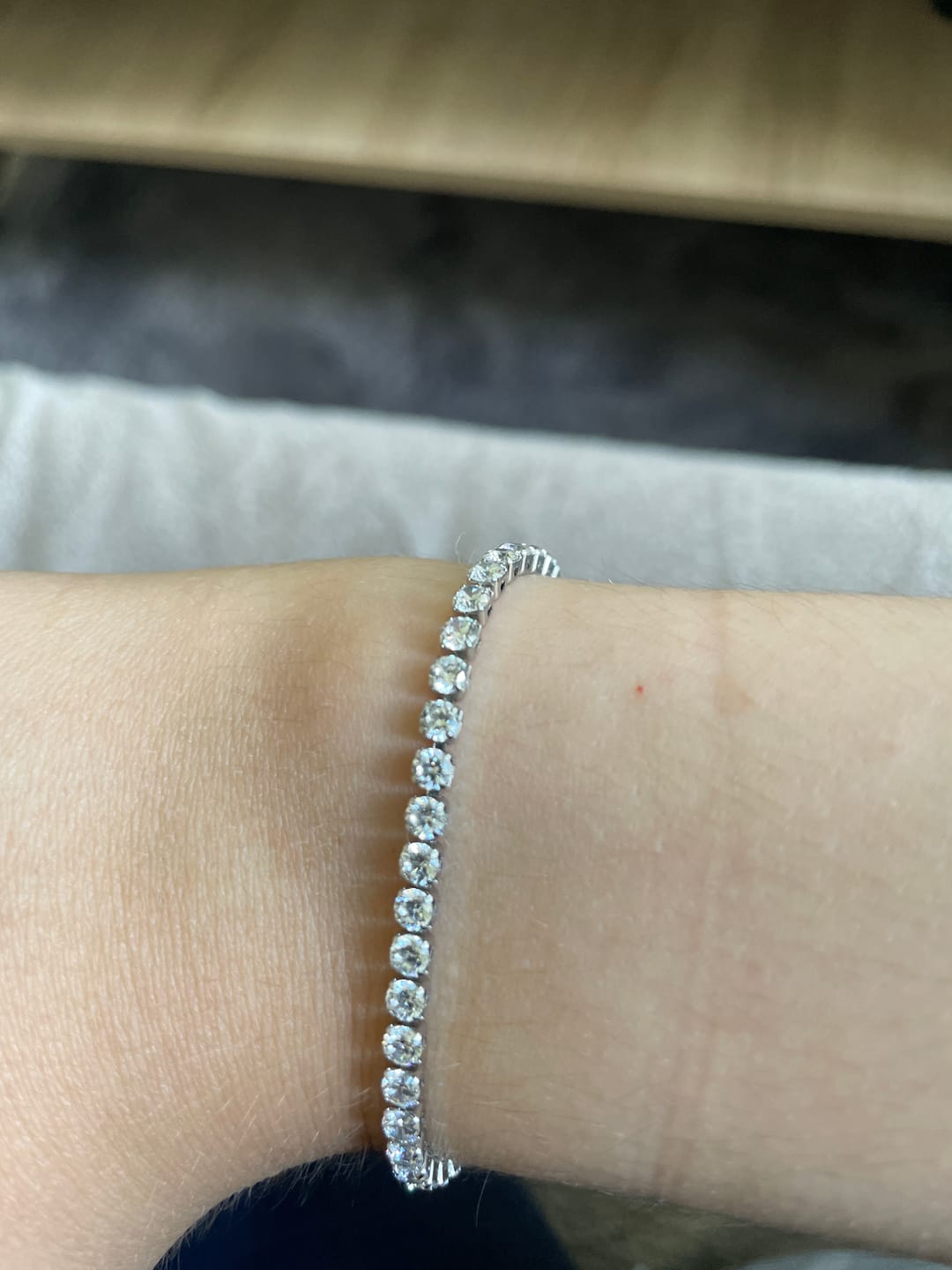 Customer photo review of Tennis Armband | 18K vergoldet