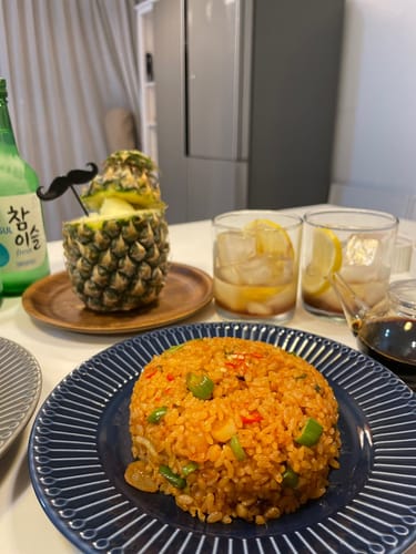 Customer photo review of 든든하게 낙지볶음밥 Spicy Octopus Fried Rice 300g