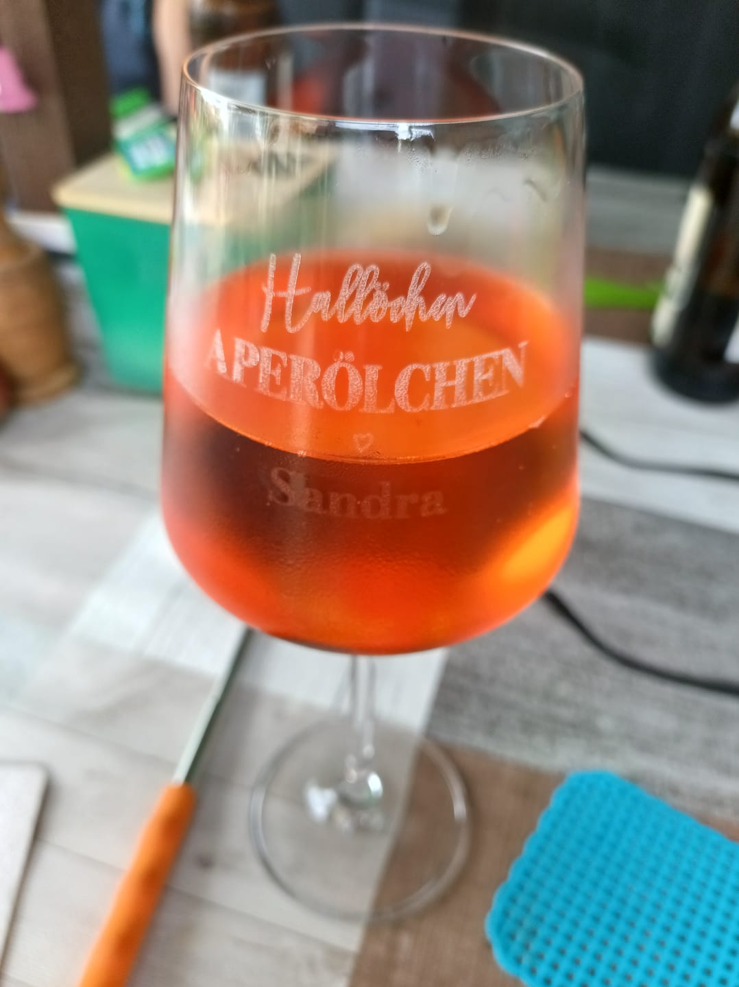 Customer photo review of Spritztour - Personalisiertes Glas für deinen Sommer-Drink