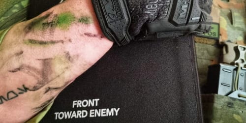 Customer photo review of SK4 / NIJ IV Stand-Alone Platte